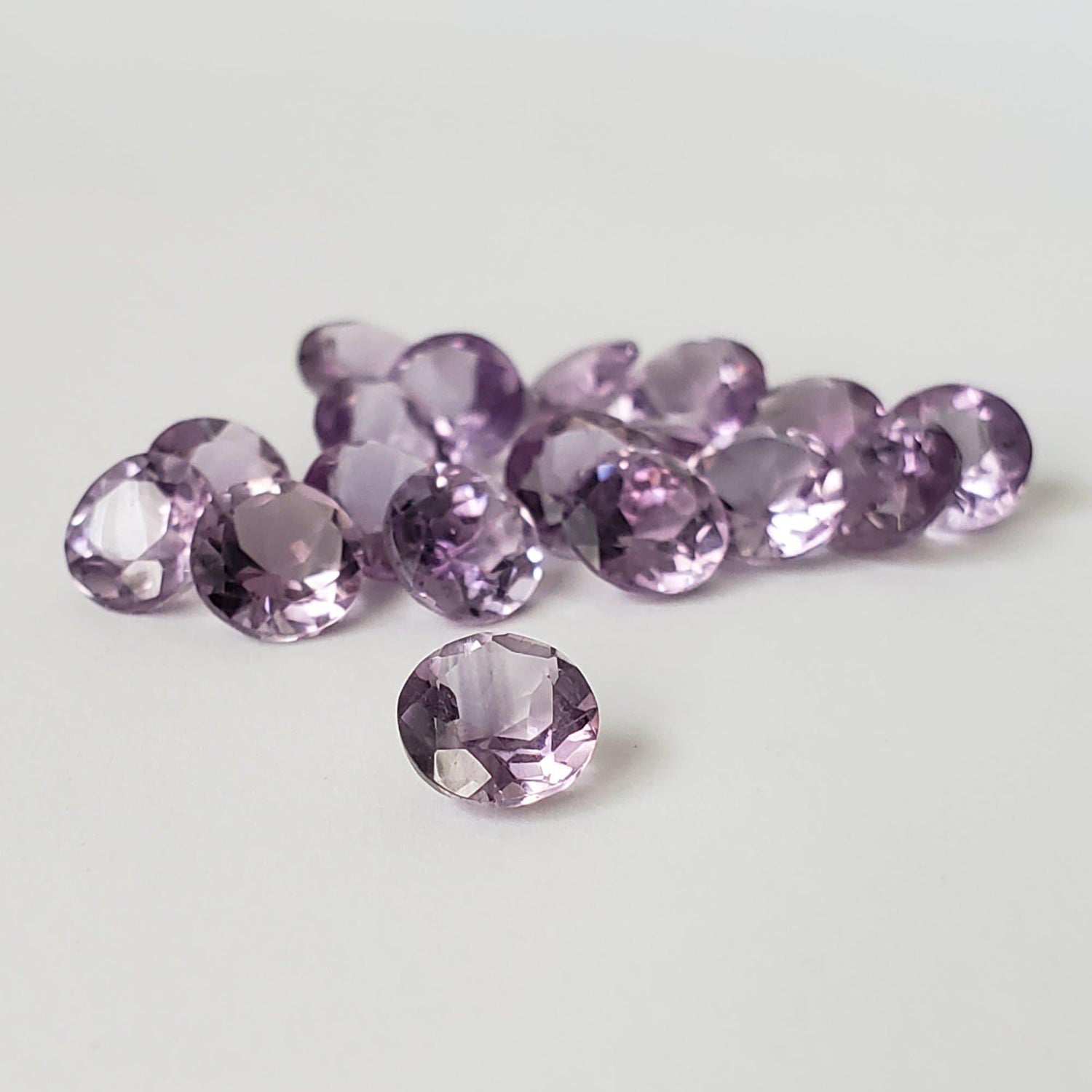 Amethyst | Round Cut | Purple | 6.5mm