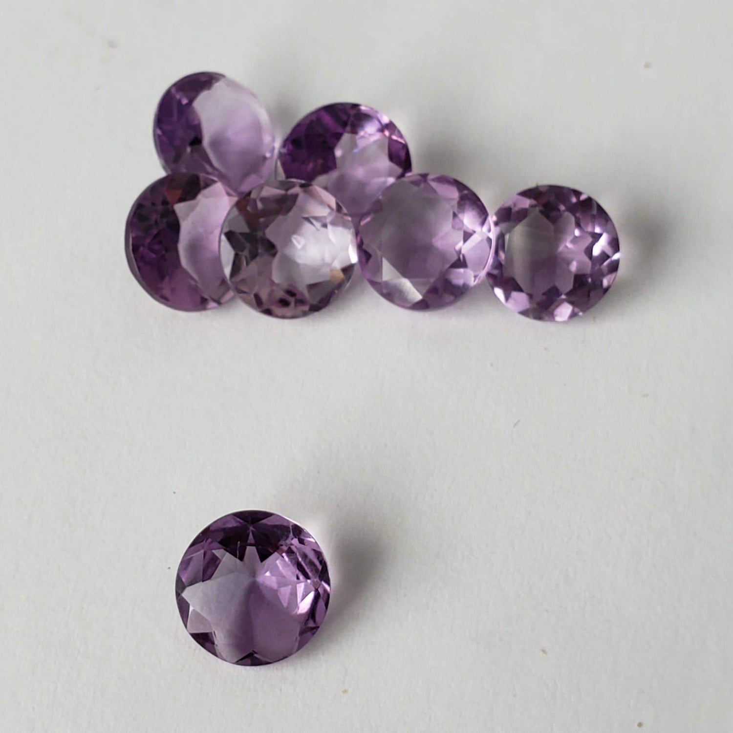  Amethyst | Round Cut | Purple | 8mm 