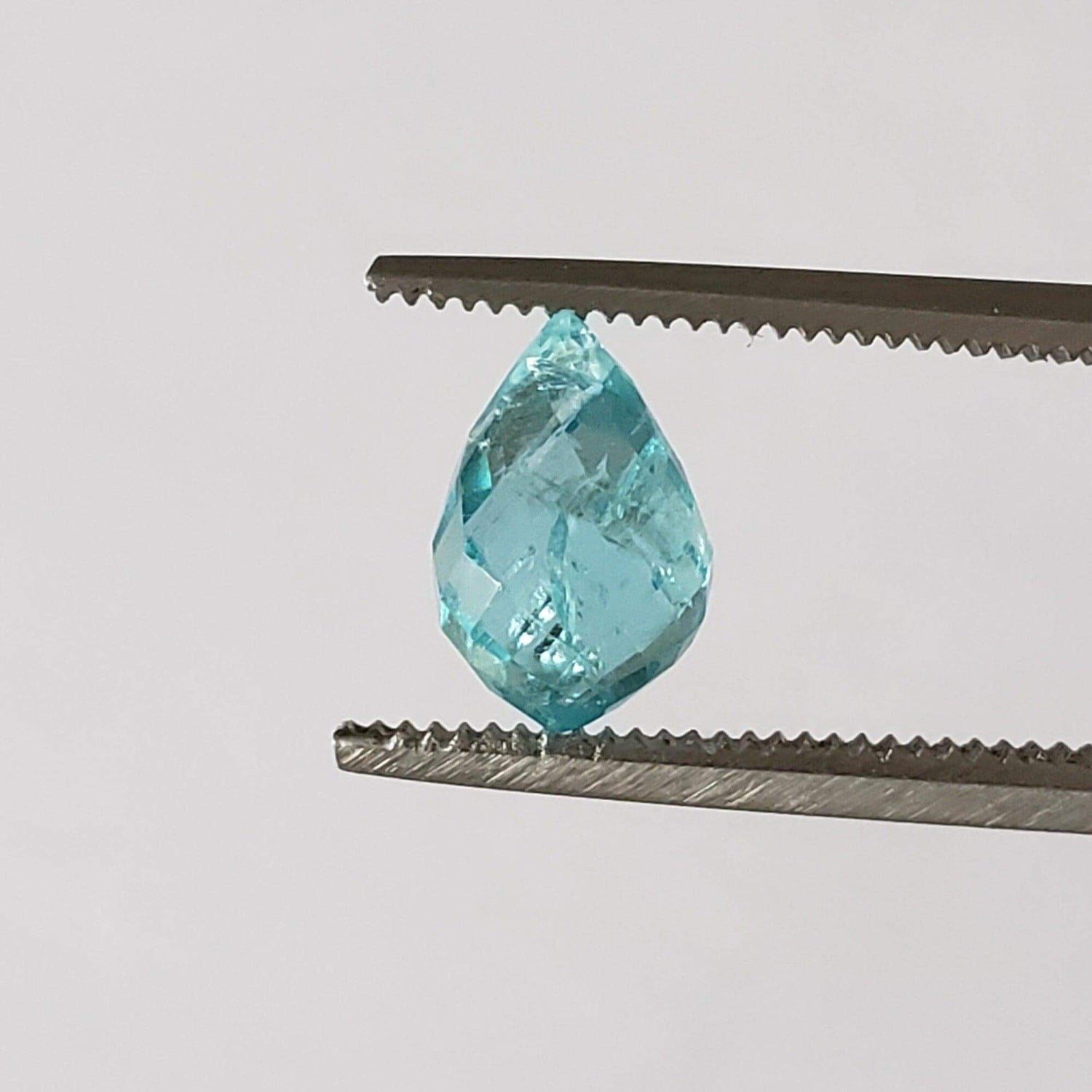  Apatite | Briolette | Neon Blue | 7.5x5mm 1.36ct 