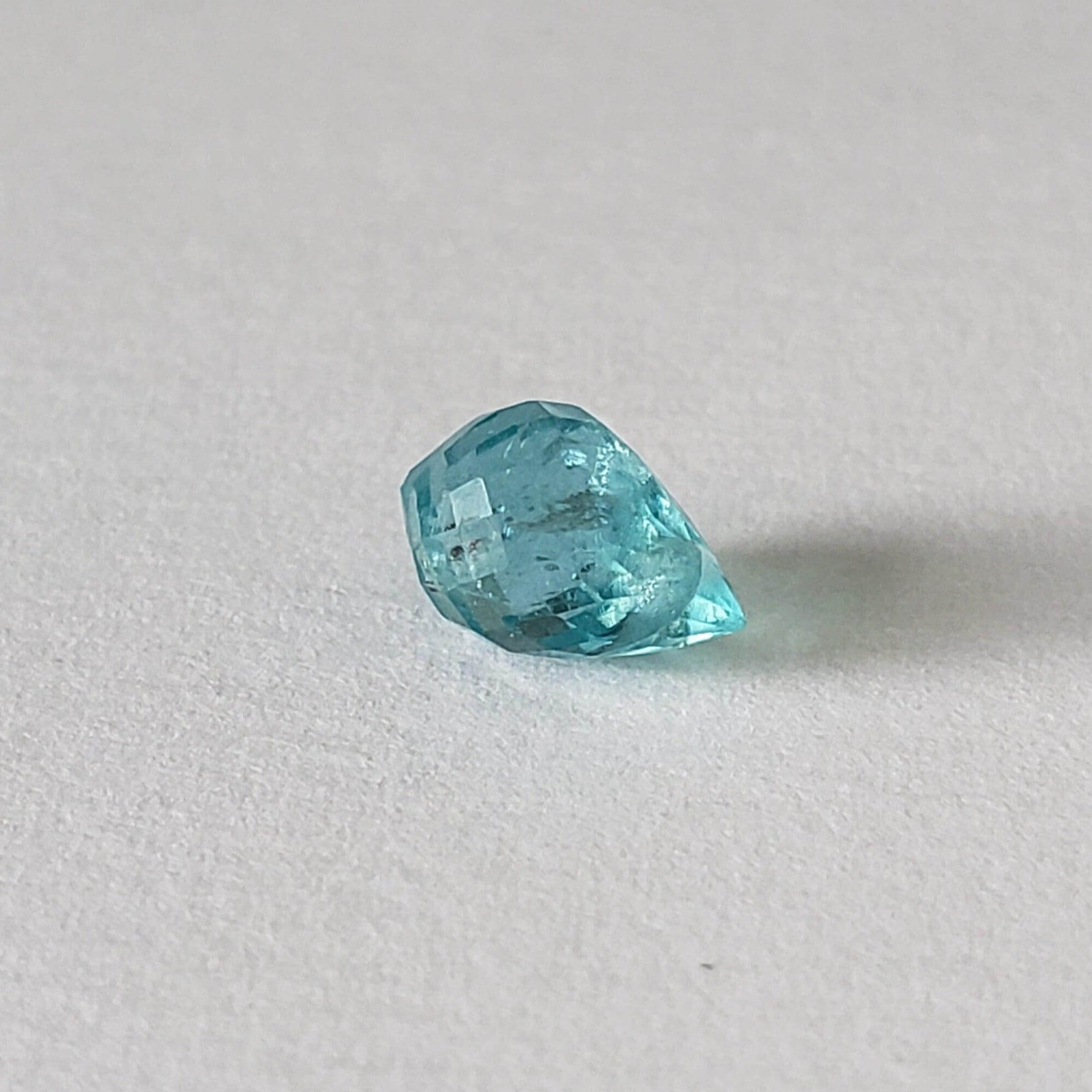  Apatite | Briolette | Neon Blue | 7.5x5mm 1.36ct 