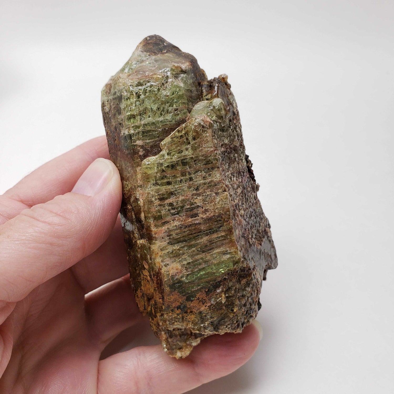 Apatite Crystals | Glassy Green | 376 Grams | Tory Hill, Ontario Canada | Canagem.com