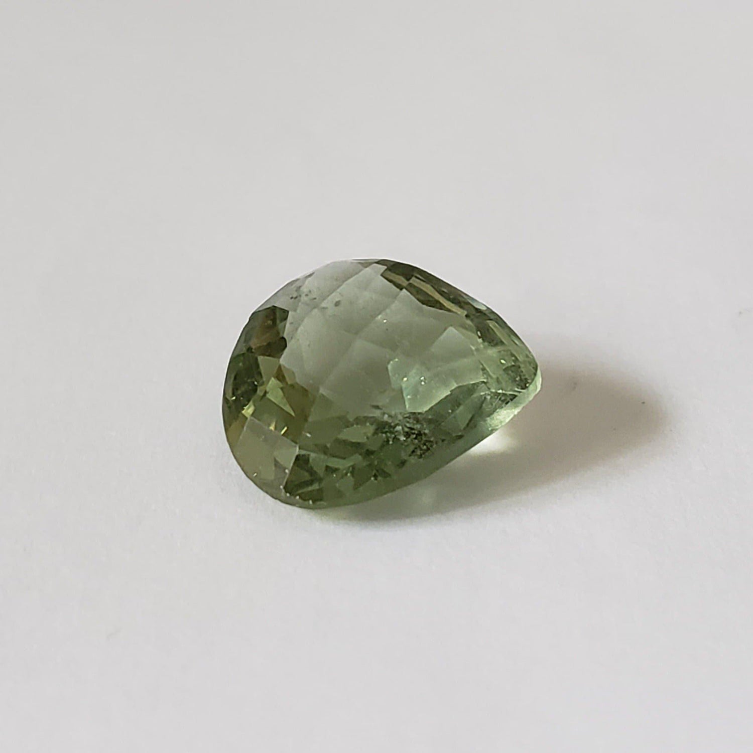  Apatite | Pear Shape Cut | Jungle Green | 13.4x13mm 6.4ct 