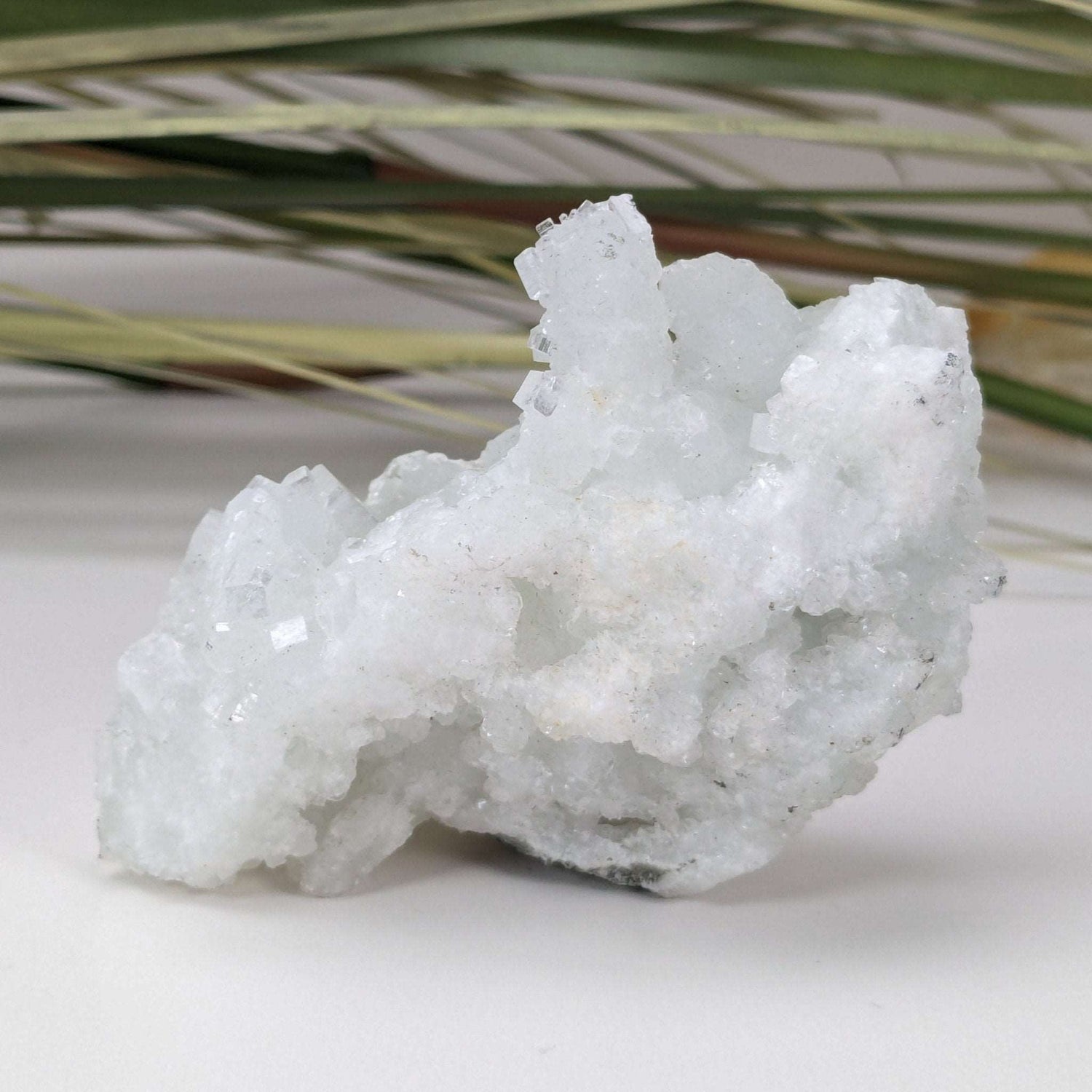  Apophyllite and Prehnite Cluster Crystal | 104 grams | Mumbai, India 