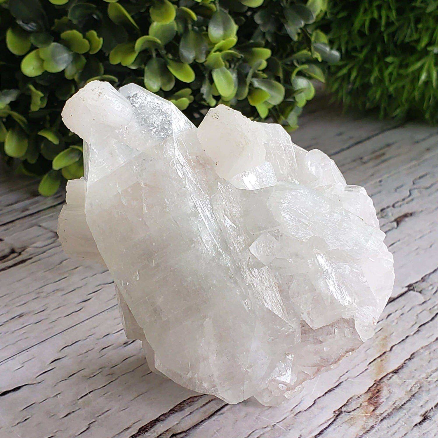 Apophyllite Stilbite Crystals on Quartz Druze | 270 Grams | Jalgaon, India | Canagem.com