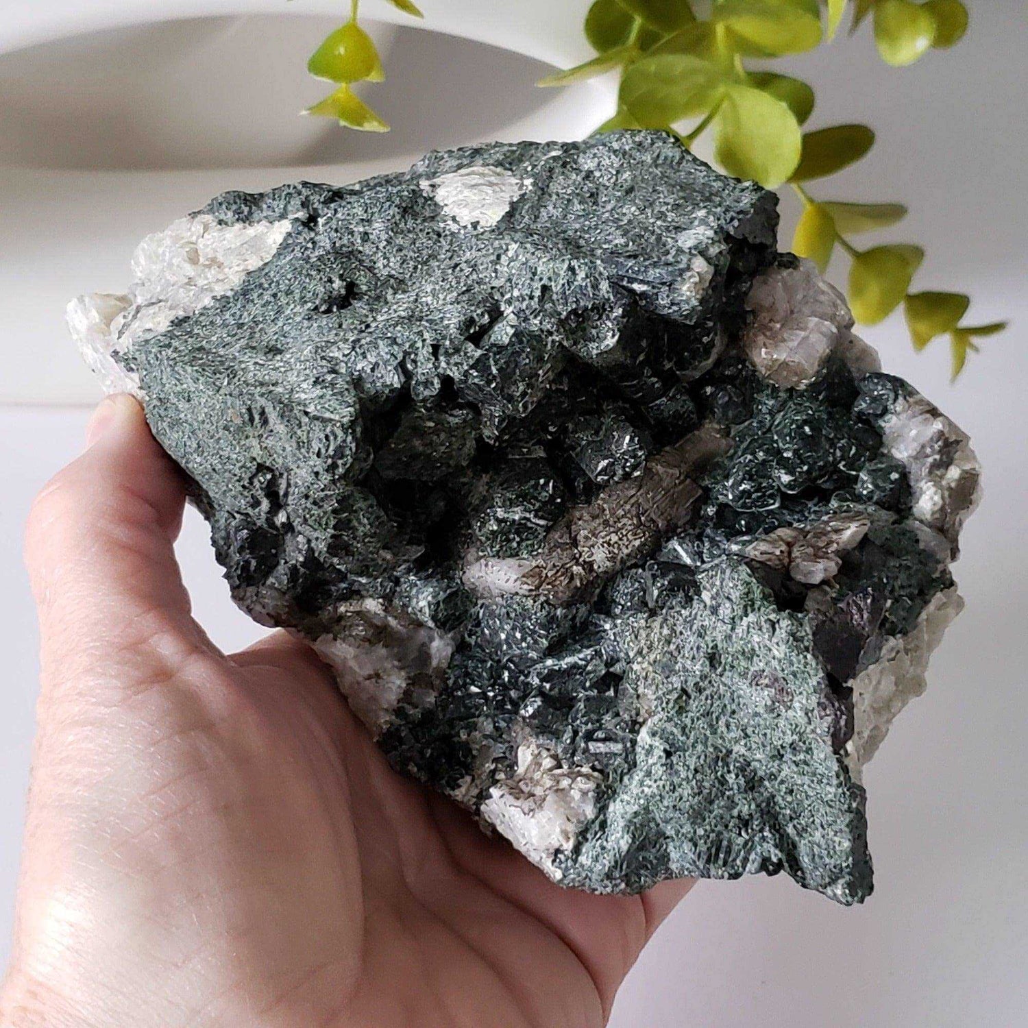  A - Augite Scapolite Crystals Matrix, 1.66 KG Bancroft, Ontario Canada 