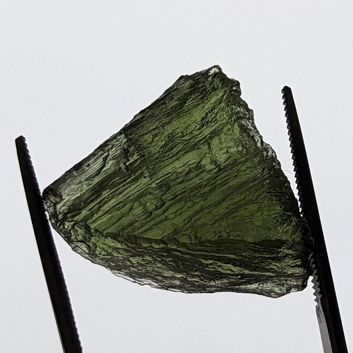  Authentic Moldavite | 3.42 Grams 17.1 Ct. | Impactite Melt Glass | Chlum Region, Czech Republic 