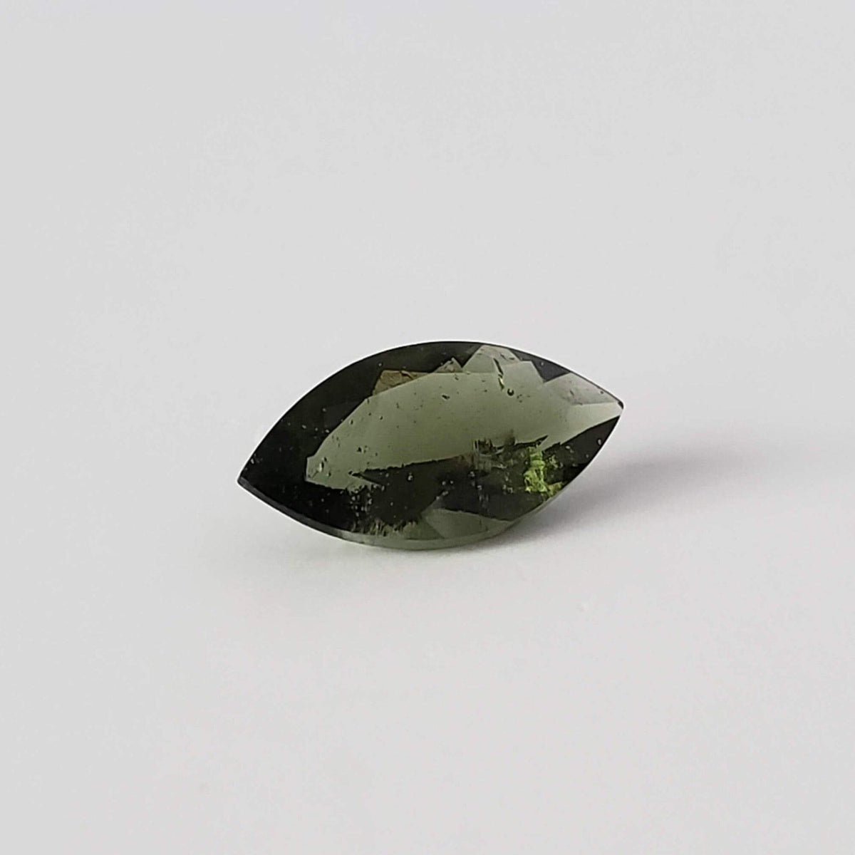 Authentic Moldavite | Marquise Cut | 14x7mm, 2.15ct | Chlum Region, Czech Republic