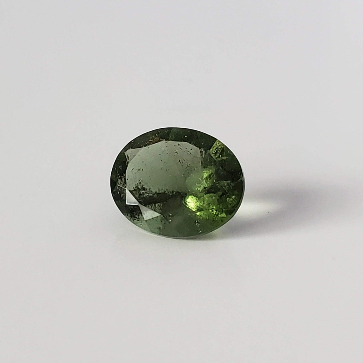 Authentic Moldavite | Oval Cut | 11x9mm | Chlum Region, Czech Republic