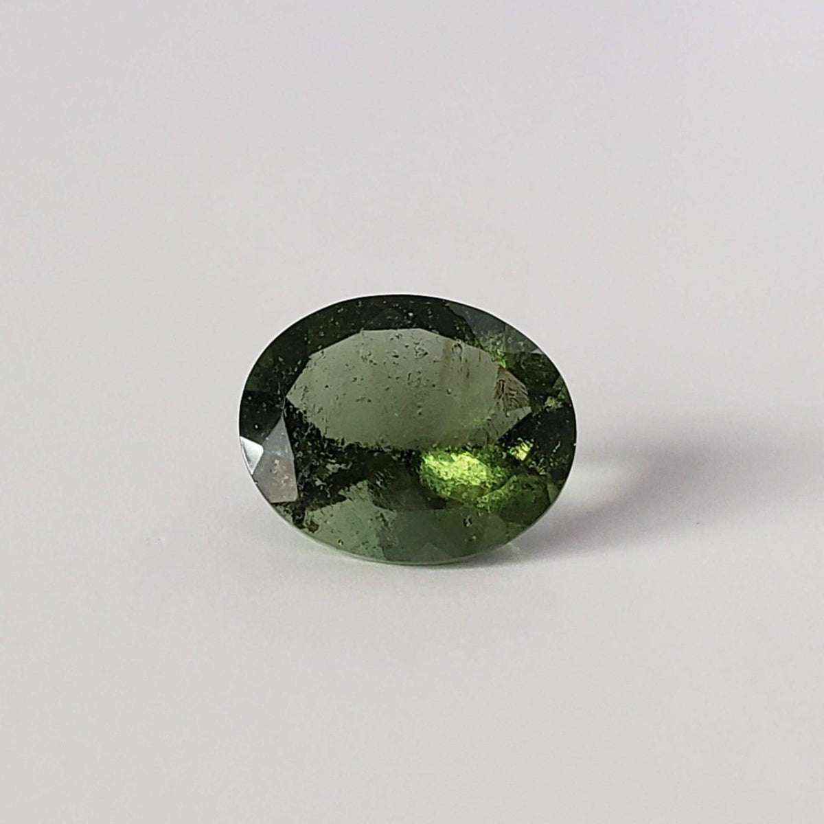 Authentic Moldavite | Oval Cut | 11x9mm | Chlum Region, Czech Republic