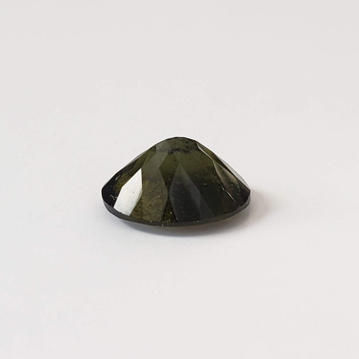 Authentic Moldavite | Oval Cut | 12x10mm | Chlum Region, Czech Republic