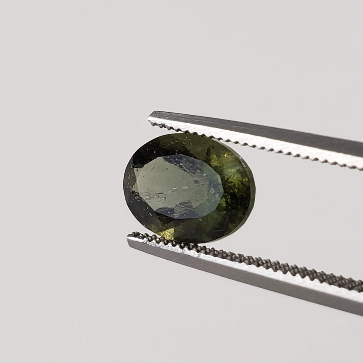 Authentic Moldavite | Oval Cut | 8x6mm | Chlum Region, Czech Republic