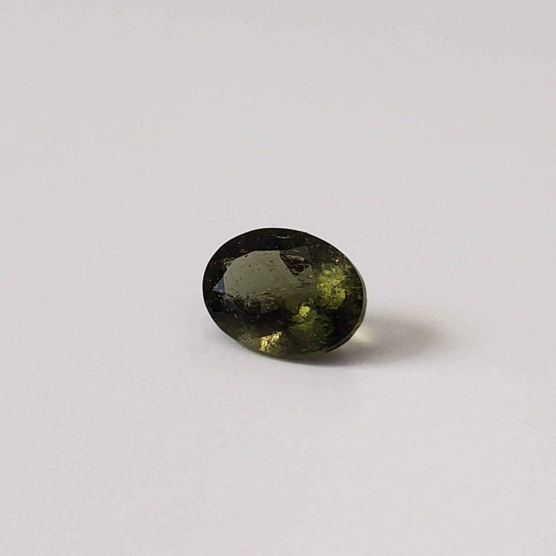 Authentic Moldavite | Oval Cut | 8x6mm | Chlum Region, Czech Republic