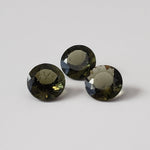  Authentic Moldavite | Round Cut | 6mm | Chlum Region, Czech Republic 