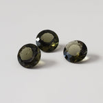  Authentic Moldavite | Round Cut | 6mm | Chlum Region, Czech Republic 