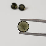  Authentic Moldavite | Round Cut | 6mm | Chlum Region, Czech Republic 