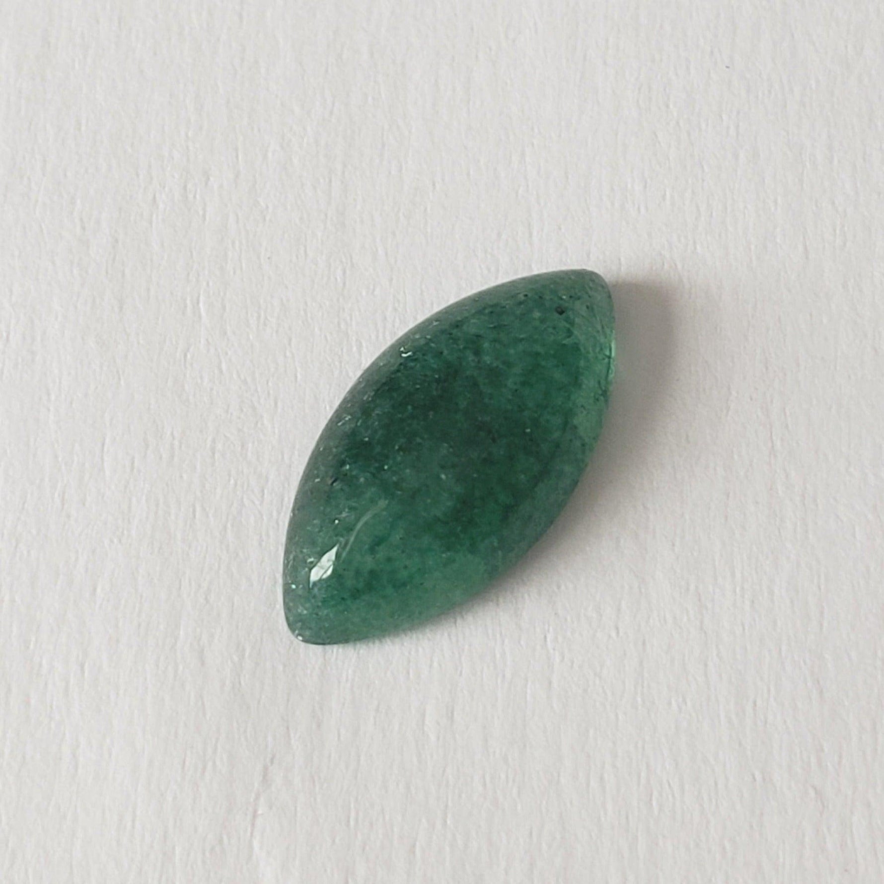  Aventurine | Marquise Cabochon | Green | 11.5x6mm 1.5ct 