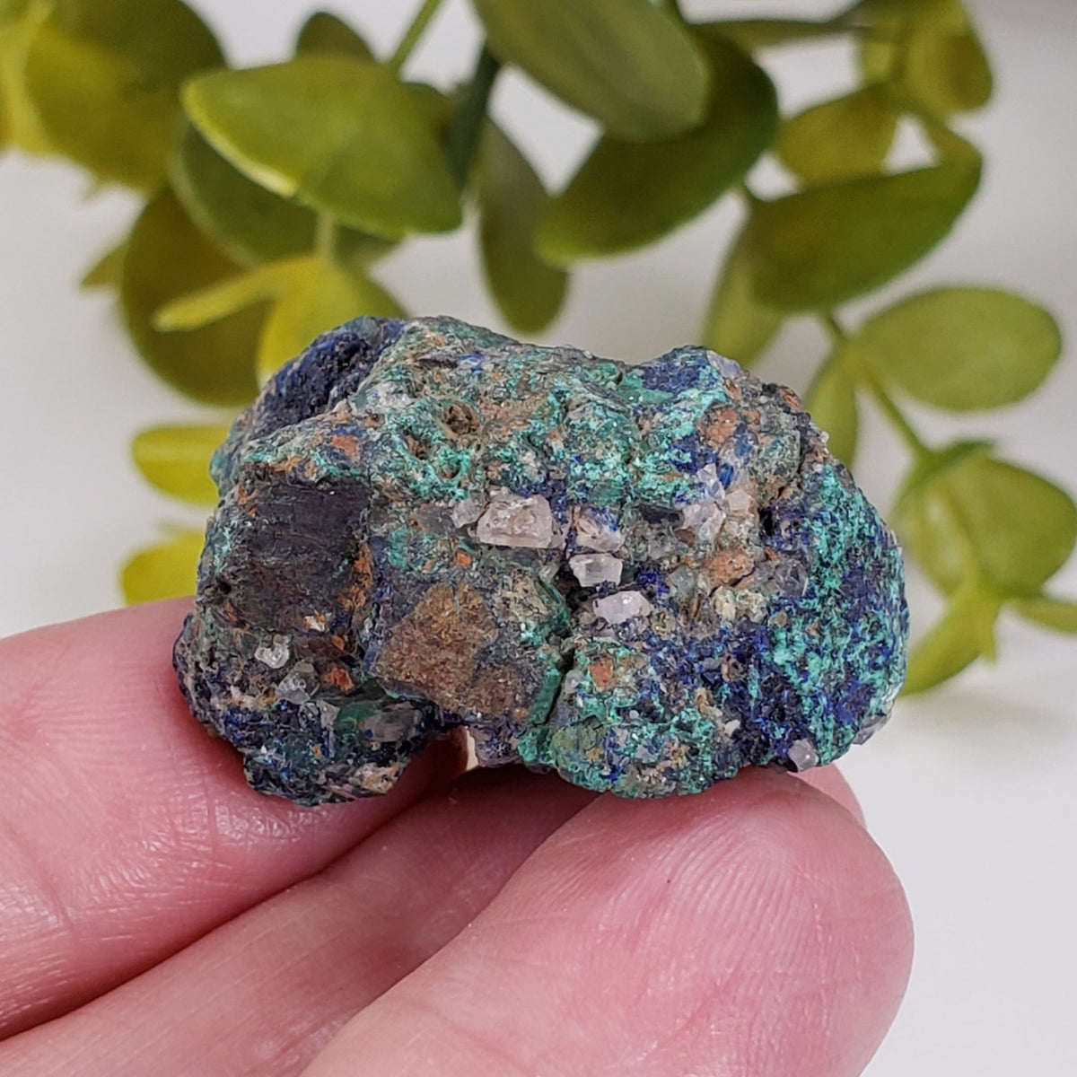  Azurite, Malachite and Quartz 28.7 grams  from Zacatecas, Mexico 