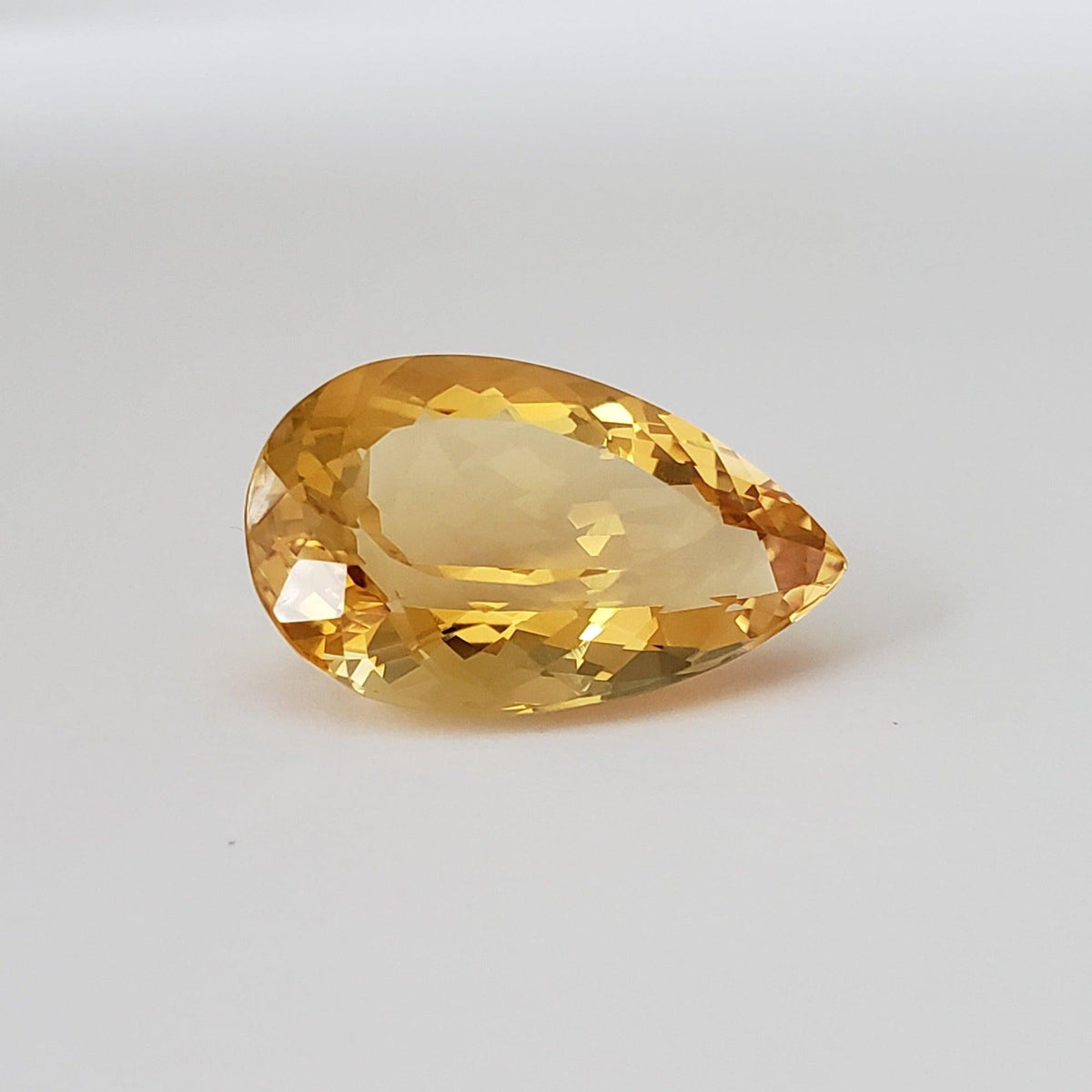  Brandy Citrine | Pear Shape Cut | 25x17mm 25.7ct | Brazil 