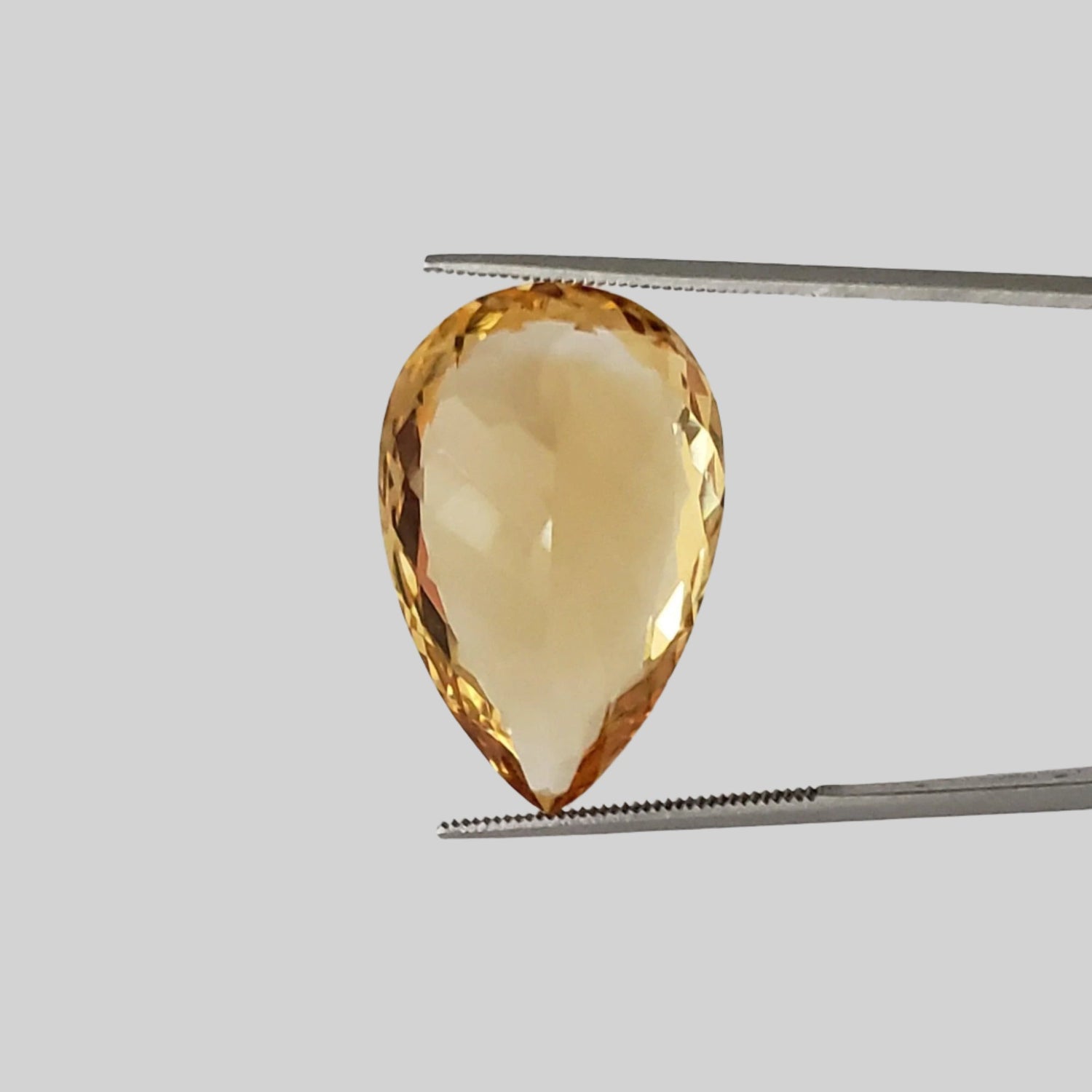  Brandy Citrine | Pear Shape Cut | 25x17mm 25.7ct | Brazil 