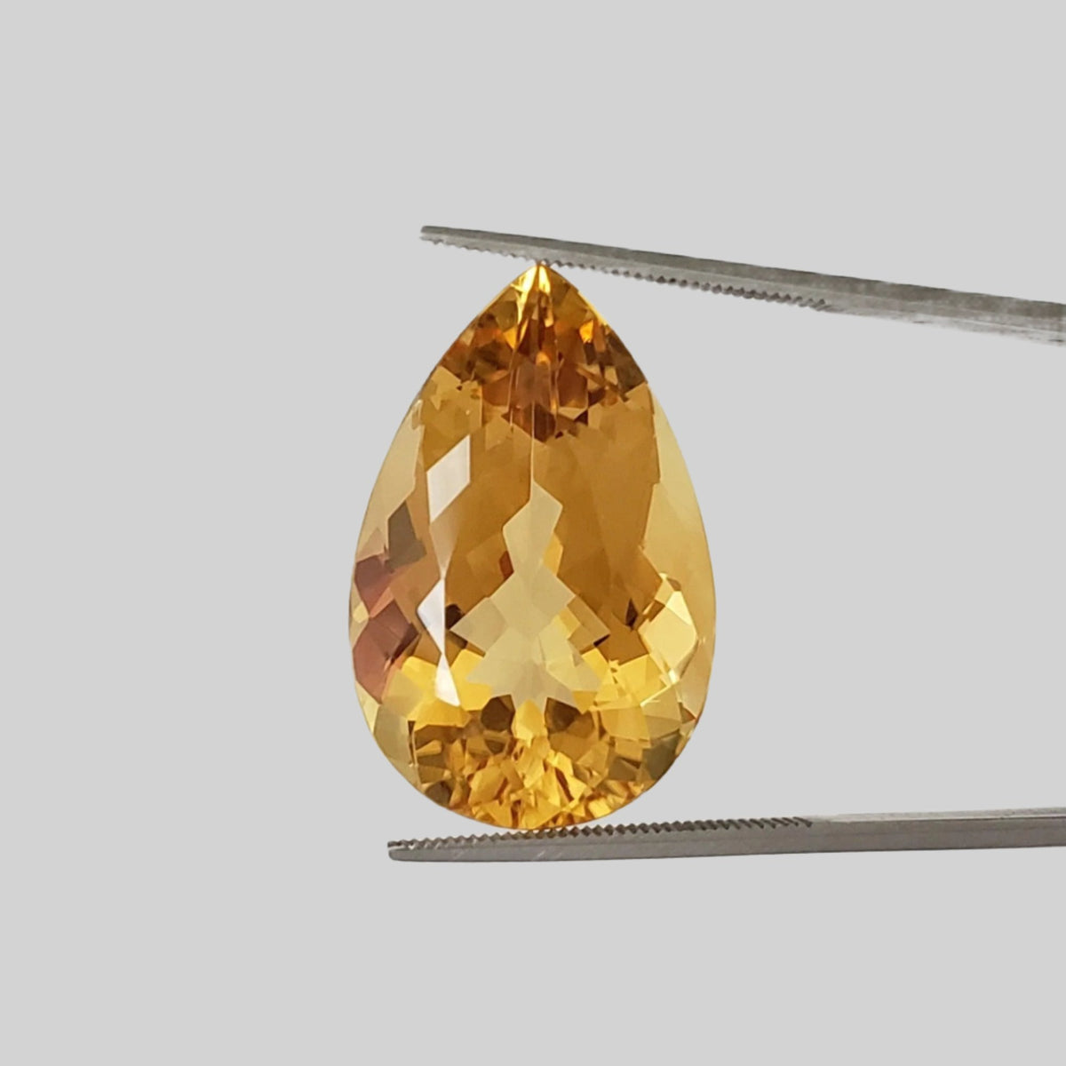  Brandy Citrine | Pear Shape Cut | 25x17mm 25.7ct | Brazil 