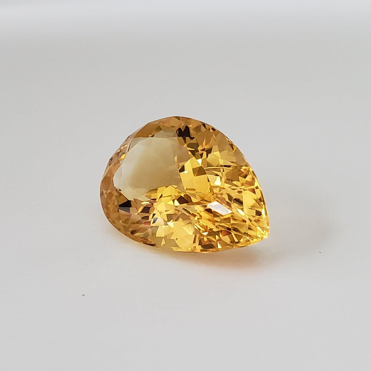  Brandy Citrine | Pear Shape Cut | 25x17mm 25.7ct | Brazil 