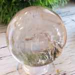 Calcite Sphere | Clear Crystal Ball | 53 mm, 2.1 in | 209 grams | Brazil | Canagem.com
