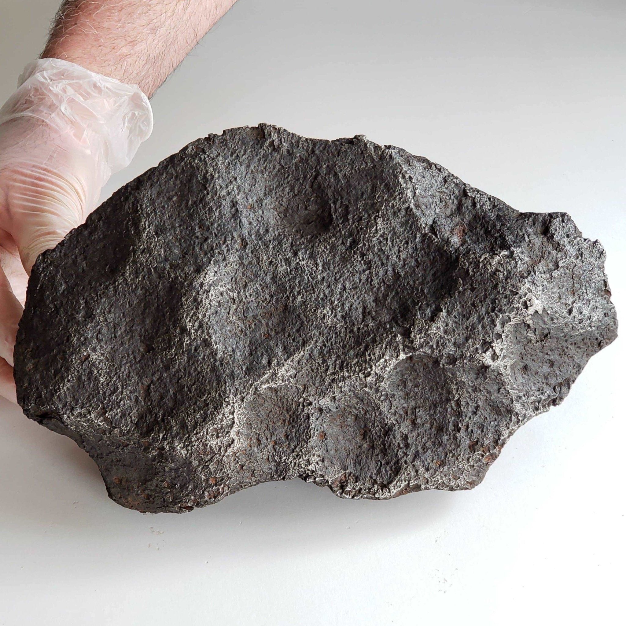 Campo del Cielo Meteorite | 7.930 Kg | Individual | Iron IAB-MG | Massive |  Thumbprints | Argentina