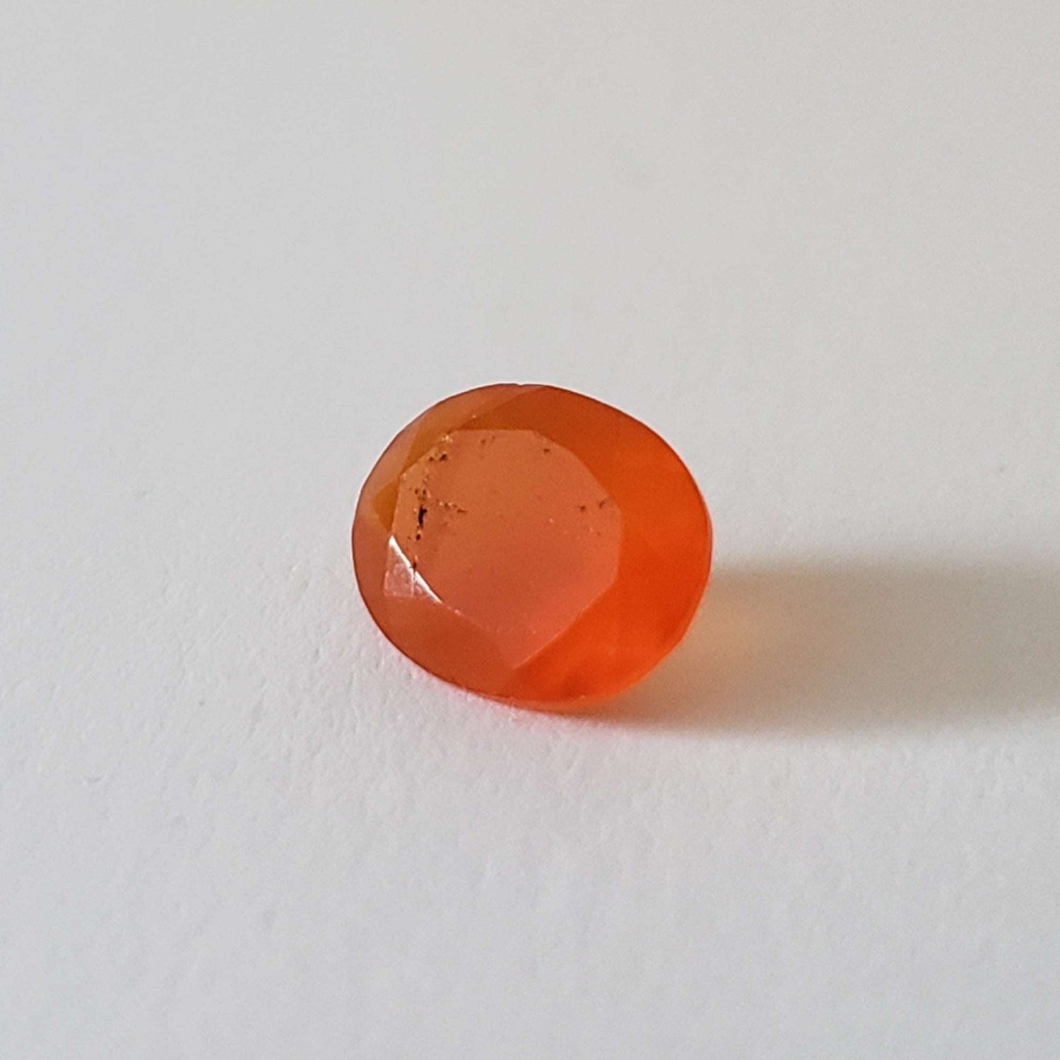  Carnelian | Oval Cut | Orange | 9x7mm 