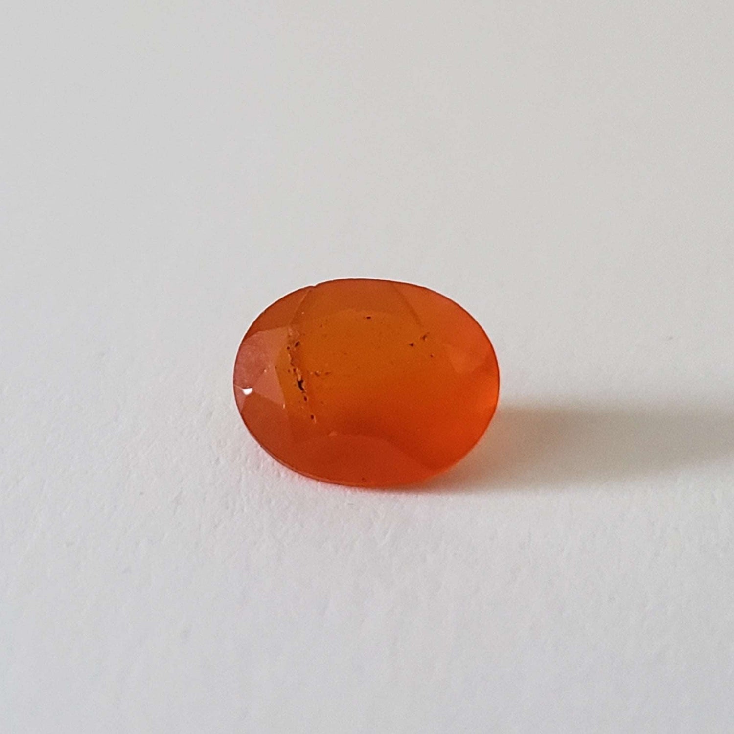  Carnelian | Oval Cut | Orange | 9x7mm 