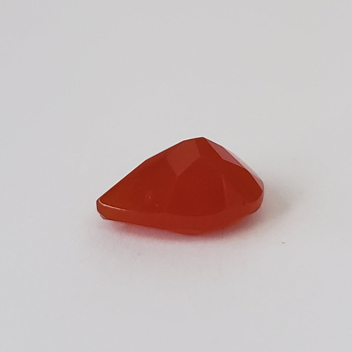  Carnelian | Pear Shape Cut | Orange | 11.8x7.8mm 