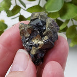 Chalcopyrite and Sphalerite Crystal Cluster | 25.3 grams | China