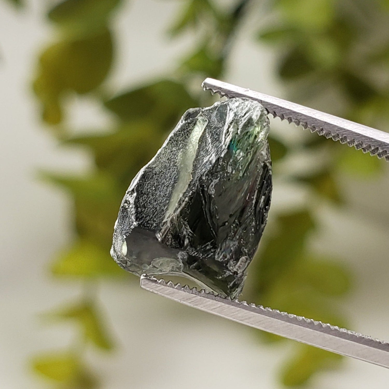 Chrome Diopside | Rough Crystal | Dark Green Mineral | 6.4ct | Africa