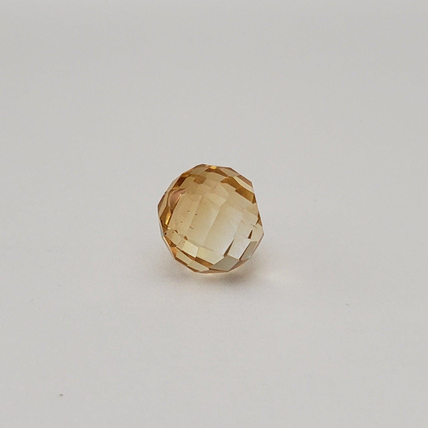 Citrine | Faceted Sphere | Yellow Golden | 8.5mm 4.3ct