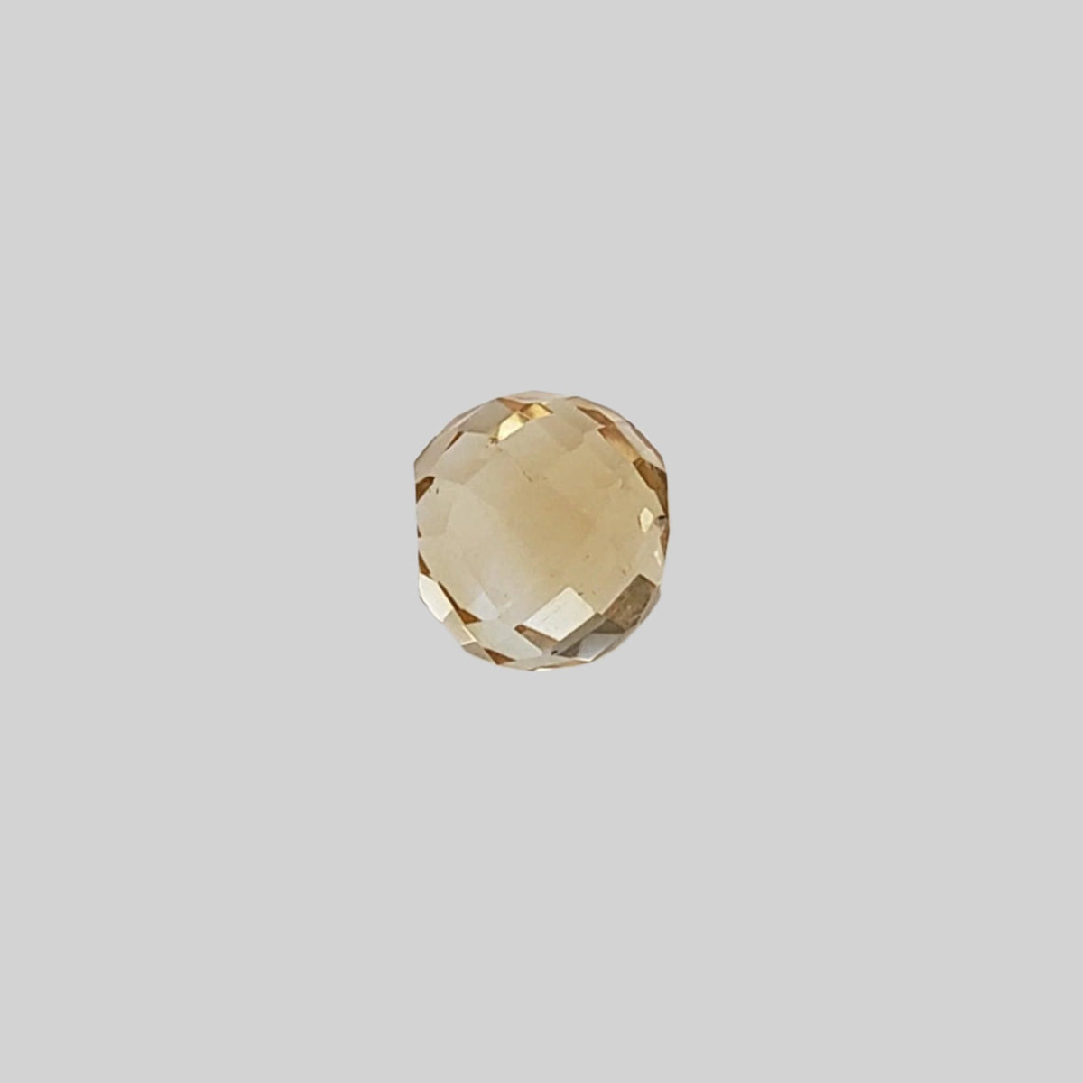  Citrine | Faceted Sphere | Yellow Golden | 8.5mm 4.3ct 