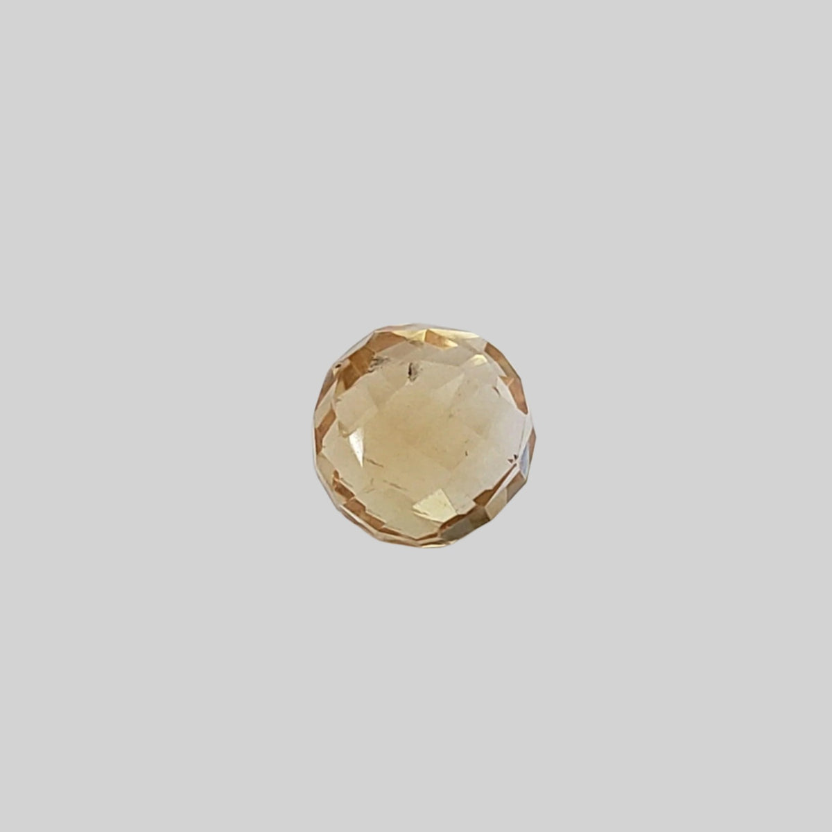  Citrine | Faceted Sphere | Yellow Golden | 8.5mm 4.3ct 