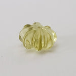 Citrine | Half Drilled Flower Shape | Lemon Yellow | 11mm 5.44ct | Canagem.com