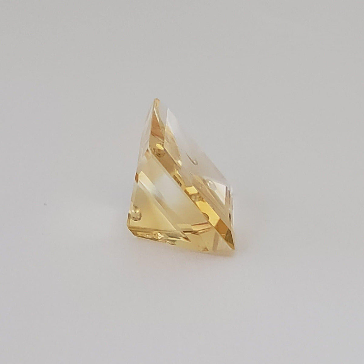  Citrine | Laser Cut Baguette | Yellow Orange | 15.7x13.2mm 12.44ct 