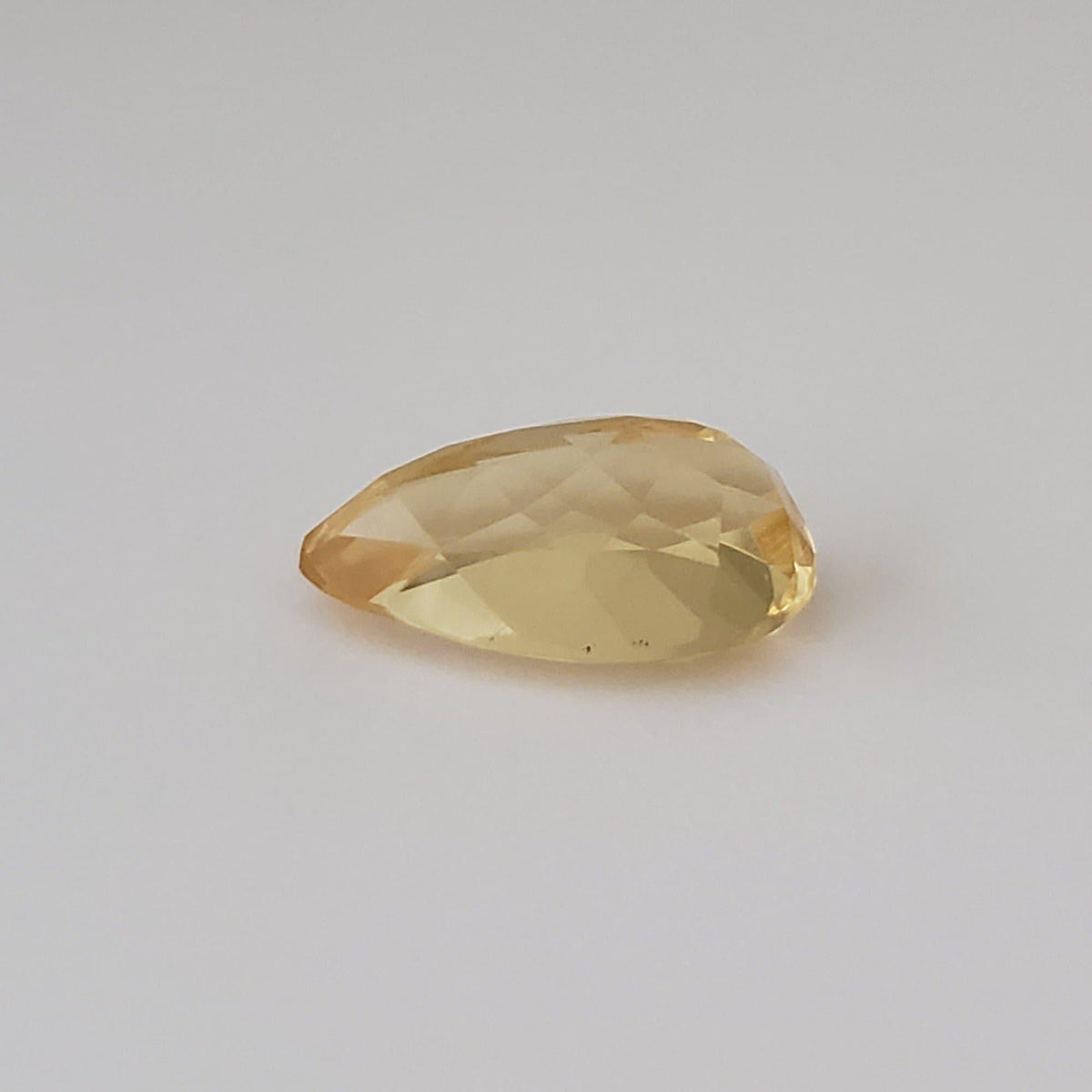  Citrine | Pear Shape Cut | Canary Yellow | 14.5x9mm 4.5ct 