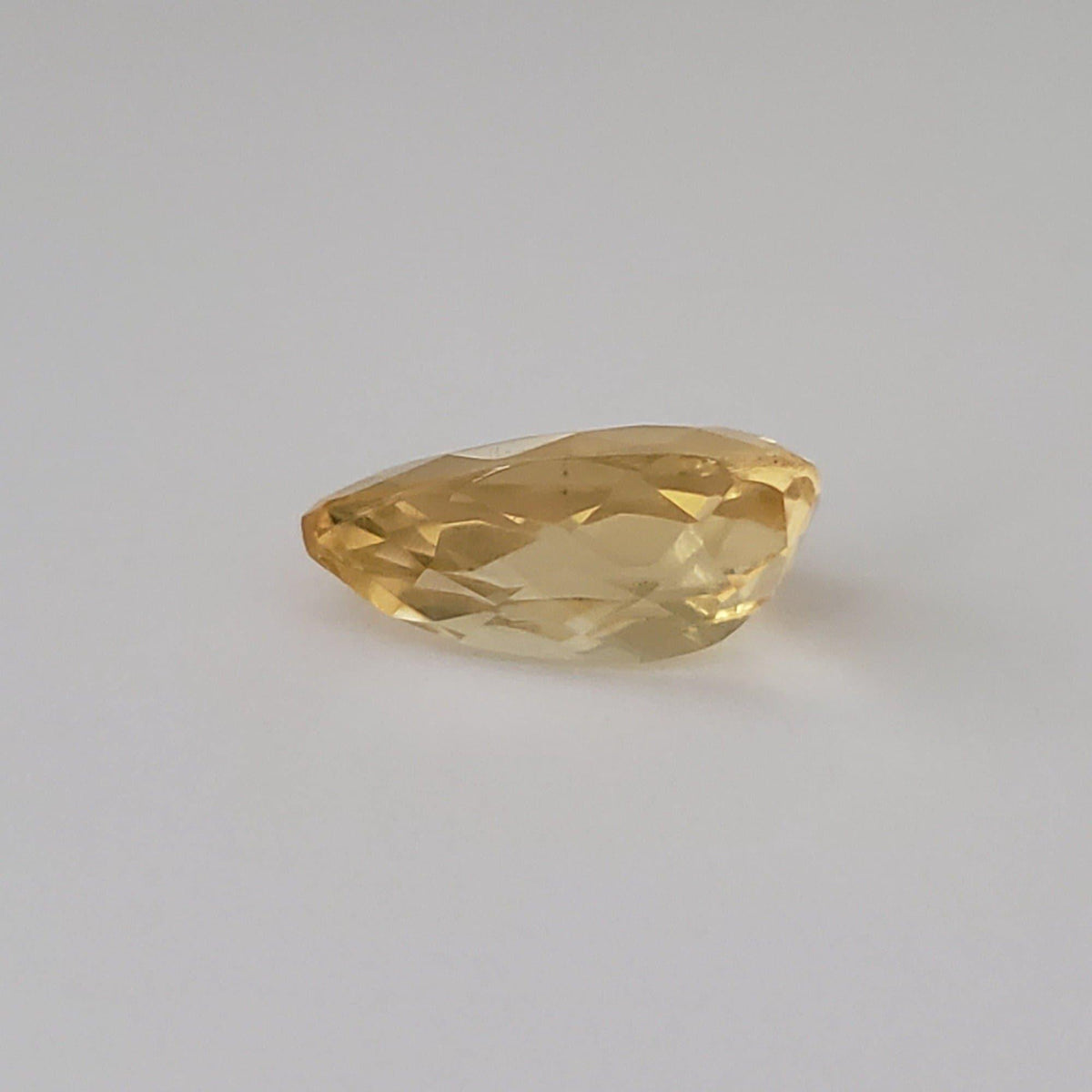  Citrine | Pear Shape Cut | Canary Yellow | 14.5x9mm 4.5ct 