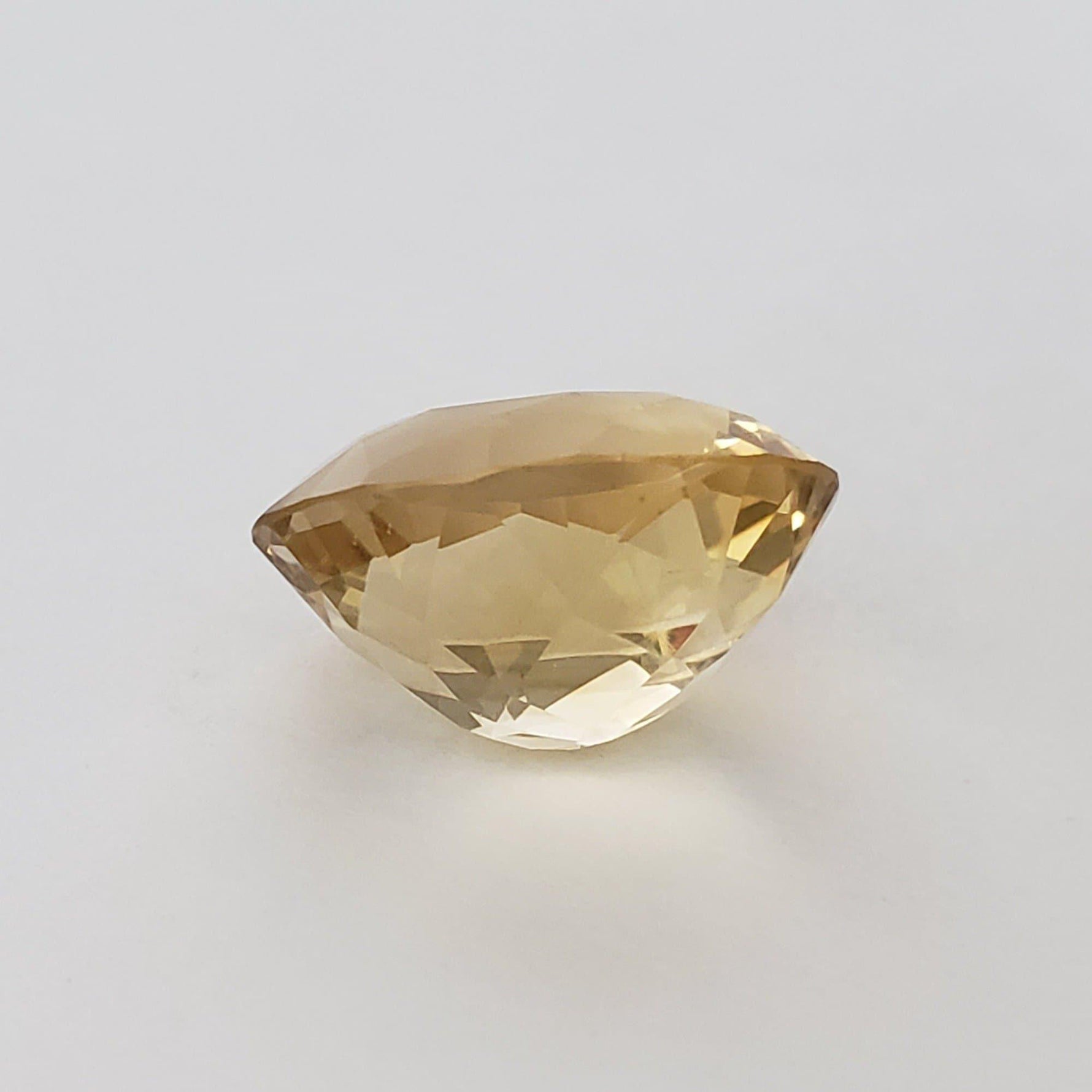  Citrine | Unheated Citrine | Oval Facet | Golden Yellow | 15.5x12.9mm 9.66ct | Madagascar 