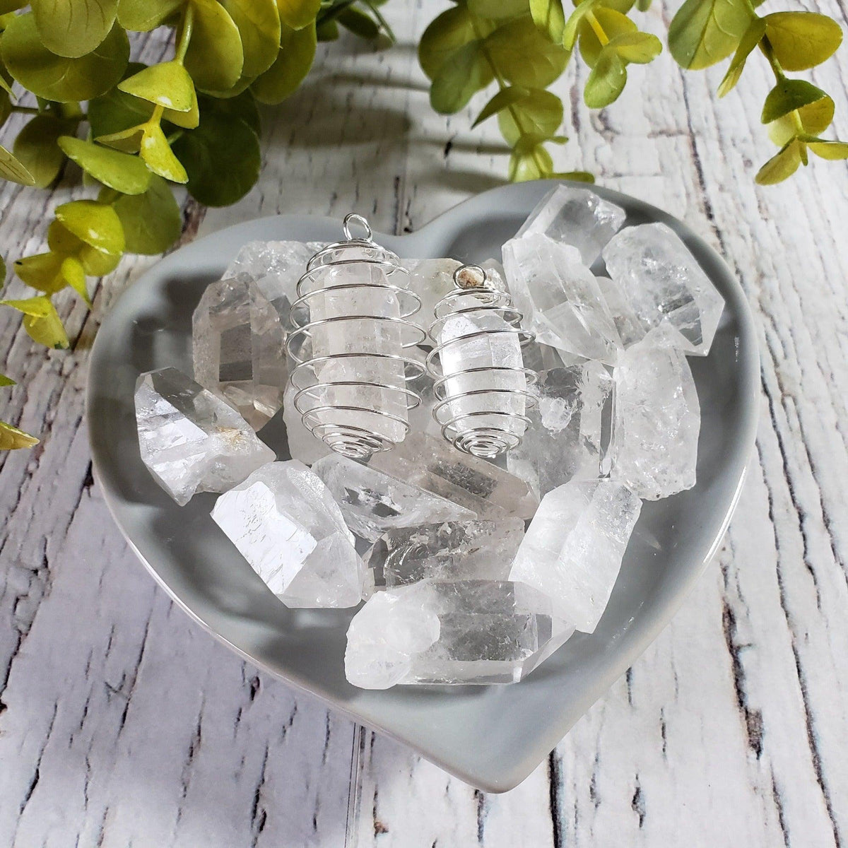 Crystal Cage Pendants | Assorted Raw Crystals | Crystal Pendant