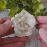 Gyrolite on Prehnite Crystal, 111 grams, Bombay