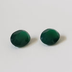  Dark Green Onyx Pair | Oval Cut | 8x6mm 