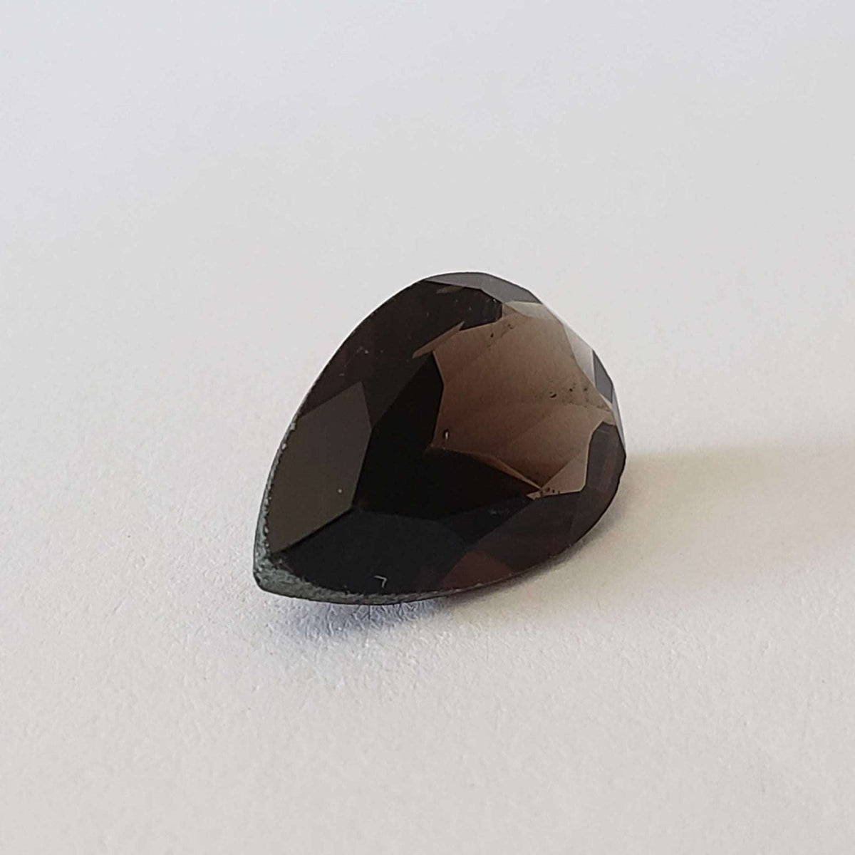  Dark Smoky Quartz | Pear Shape Cut | 16x12mm 