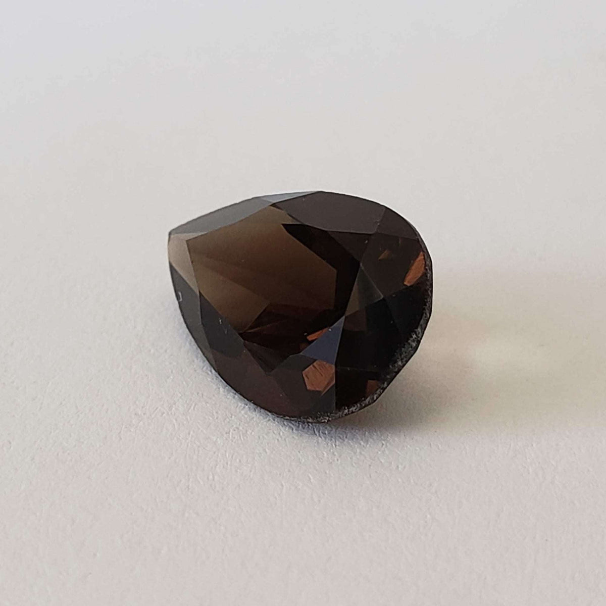  Dark Smoky Quartz | Pear Shape Cut | 16x12mm 