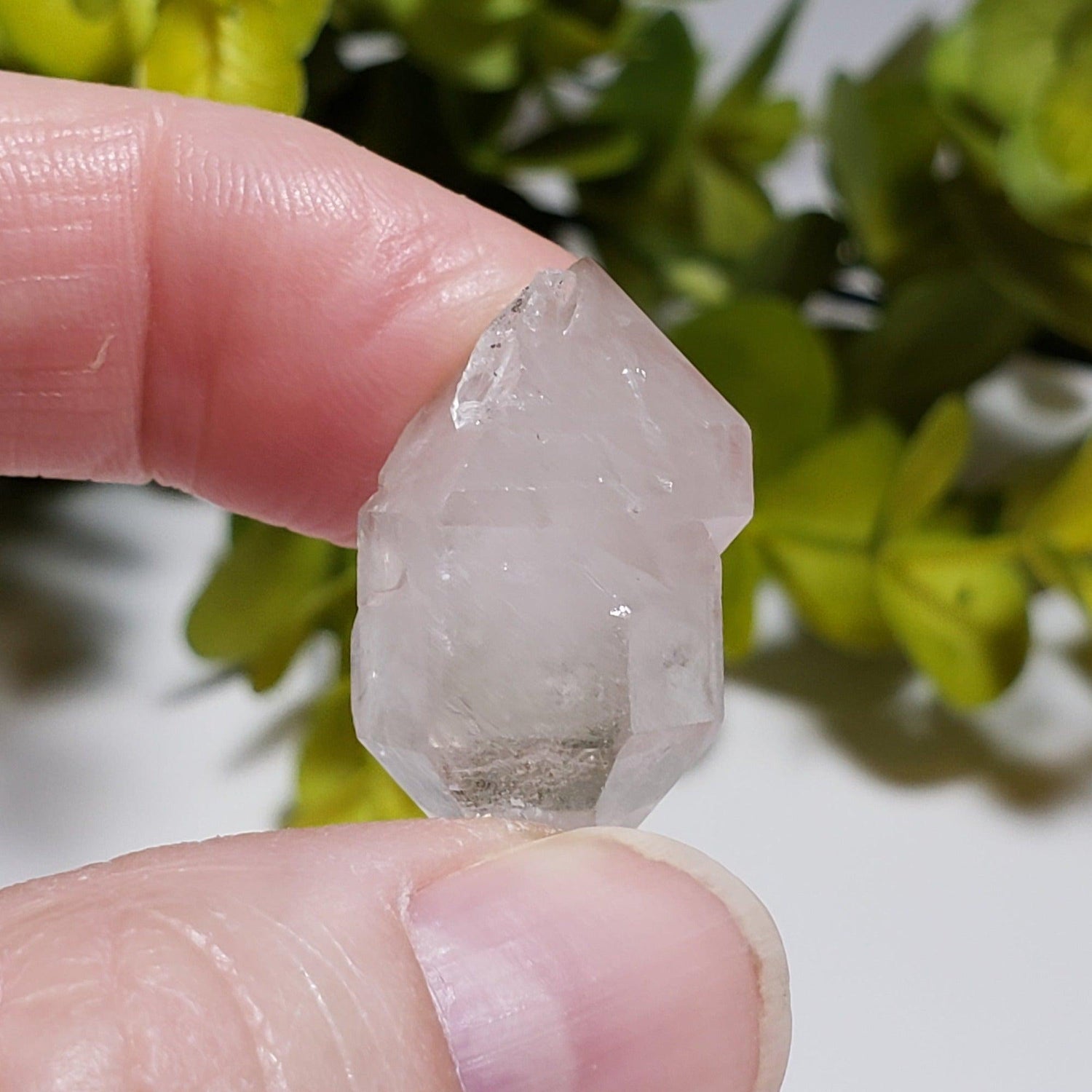  Double Terminated Quartz Point | Raw Quartz Point | 28 mm | Brazil 