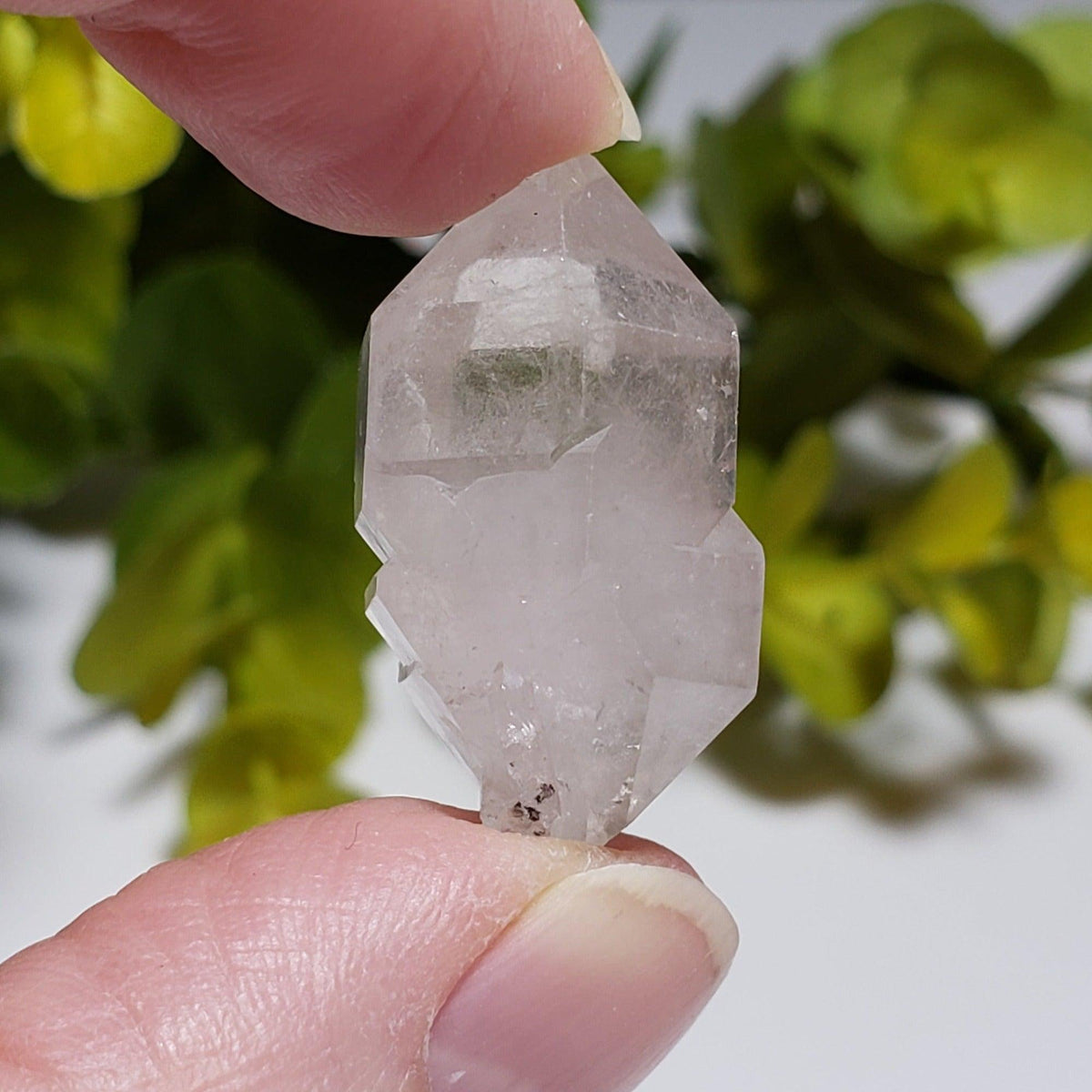  Double Terminated Quartz Point | Raw Quartz Point | 28 mm | Brazil 