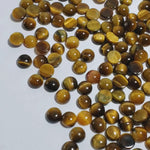 Natural Tigers Eye Round Cabochon 6 mm
