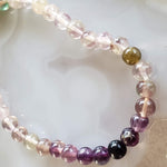 Fluorite Gemstone Beads | 41 cm, 16 inch Strand | Round | Multicolor | Canagem.com