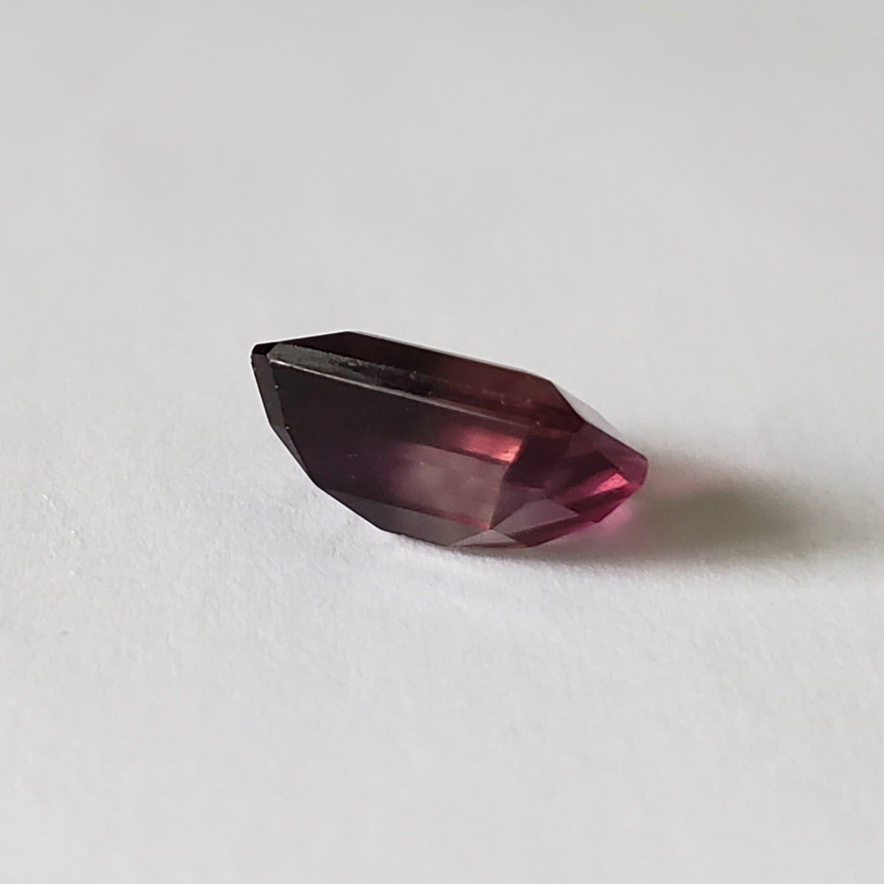 Fluorite | Octagon Cut | Bi-Color Purple 11.9x10mm 7.1ct